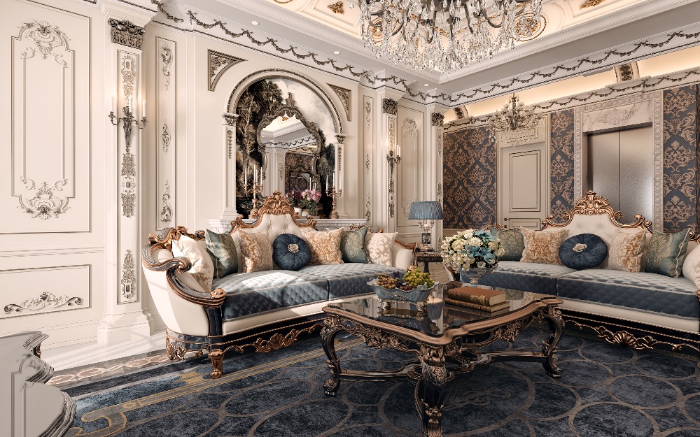 Nội thất phòng khách biệt thự