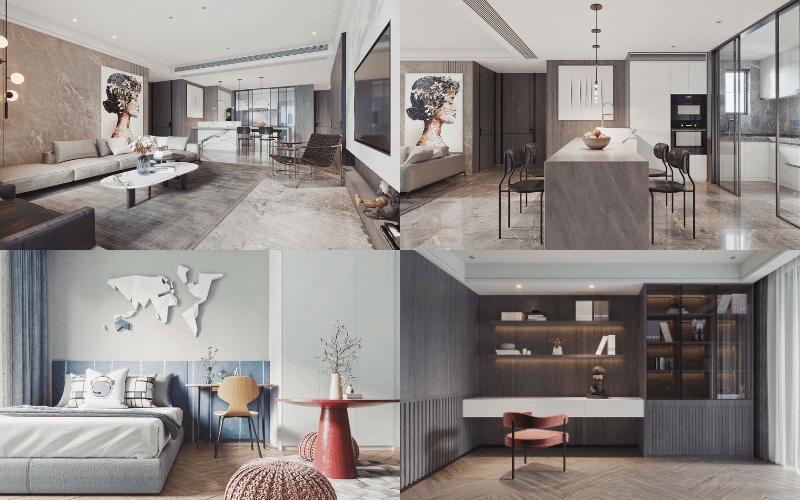 Phong Cách Thiết Kế Nội Thất Nhà Phố Bố trí nội thất nhà phố