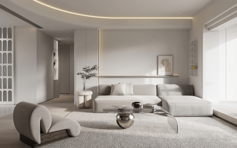 Phong Cách Thiết Kế Nội Thất Nhà Phố Màu sắc chủ đạo thiết kế nội thất