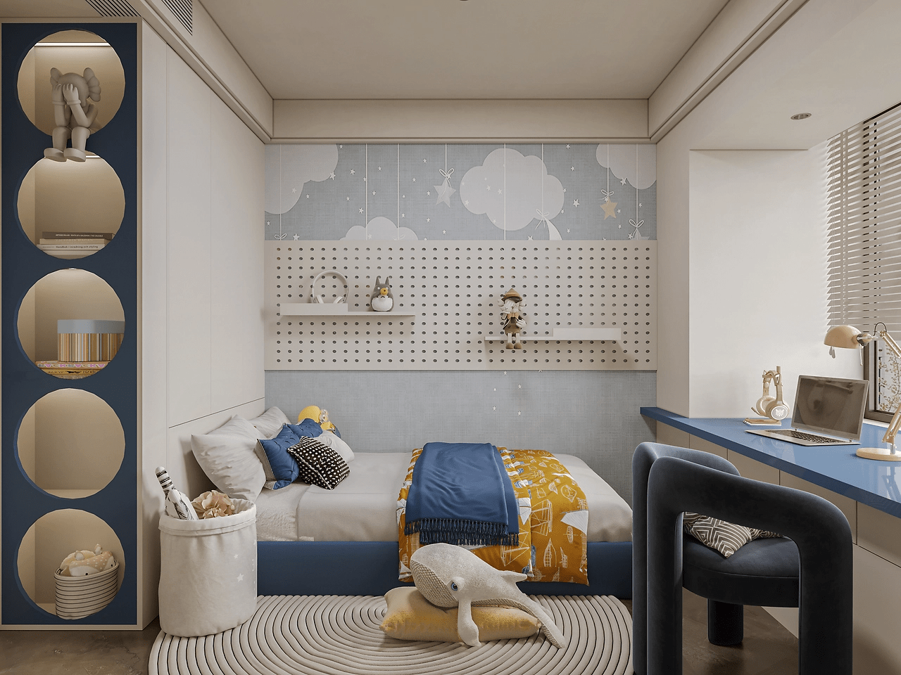 Nội thất phòng ngủ bé trai