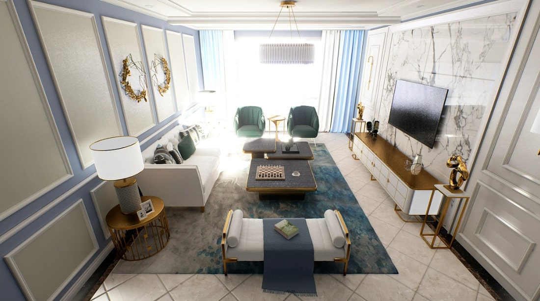 Bố Trí Phòng Khách