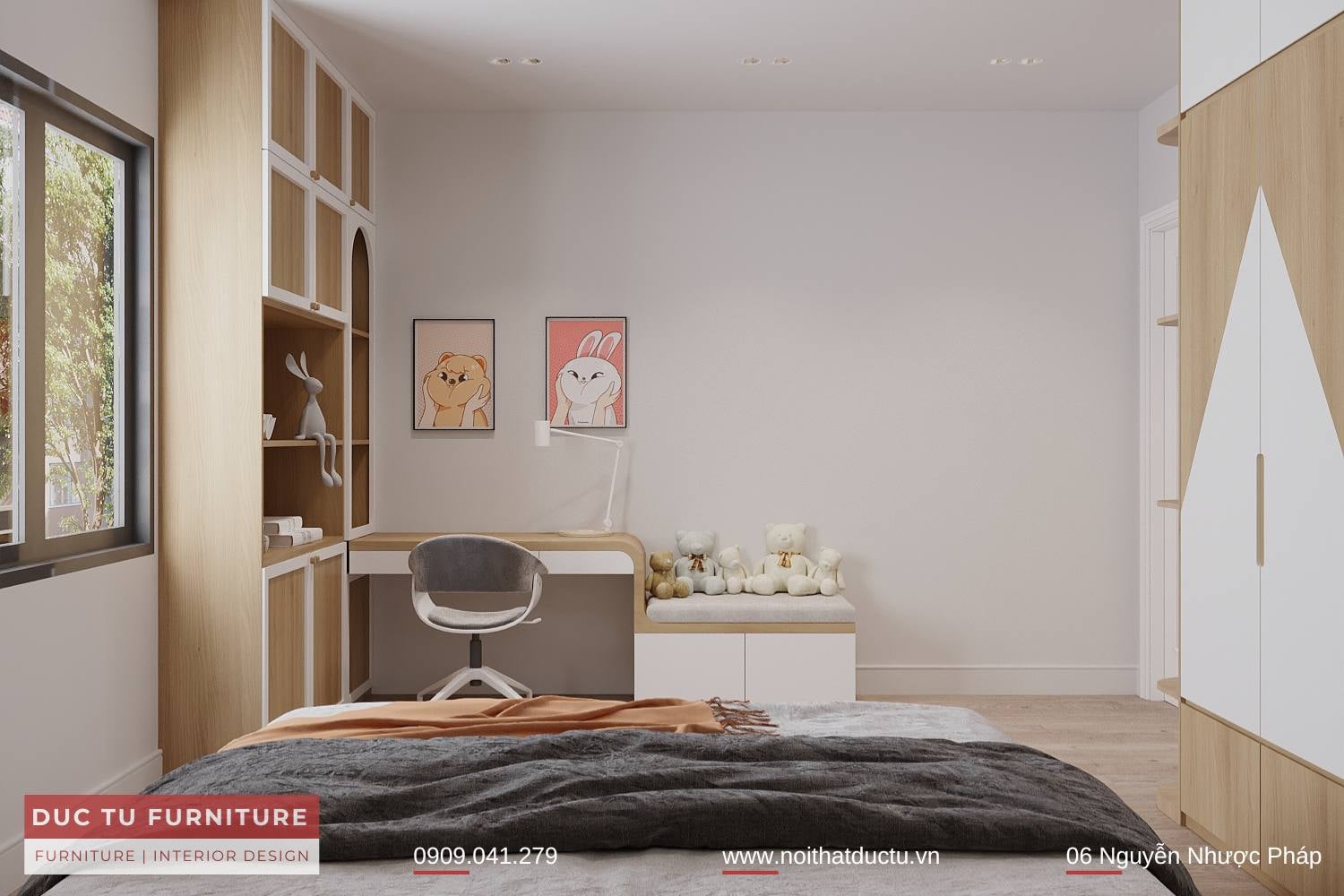 thiết kế nội thất phòng ngủ 