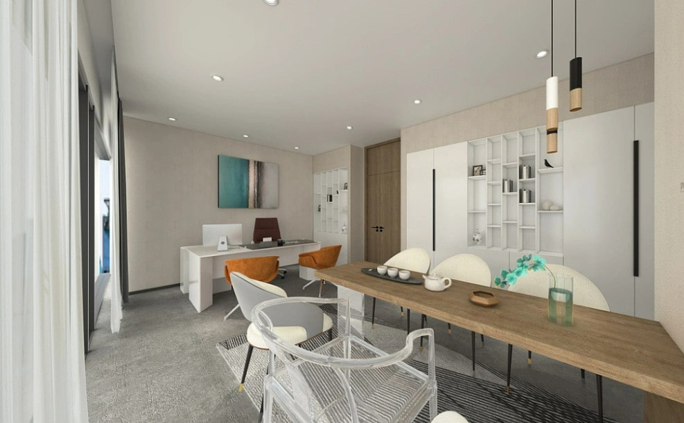 Thiết Kế Nội Thất Văn Phòng nội thất văn phòng làm việc đẹp