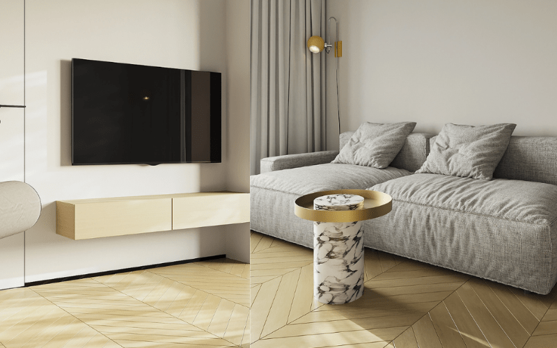 Nội Thất Phòng Khách Chung Cư Nhỏ