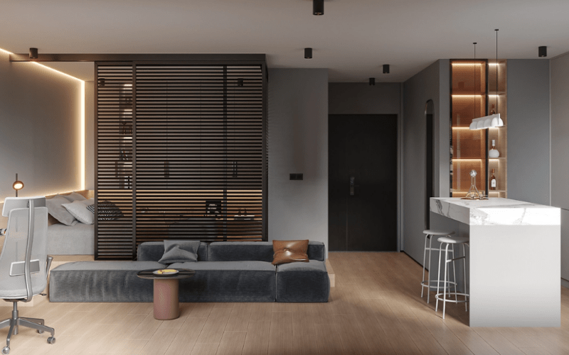 Nội Thất Phòng Khách Chung Cư Nhỏ