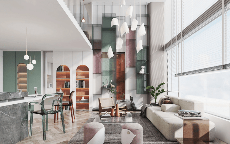 Thiết kế nội thất phòng khách chung cư