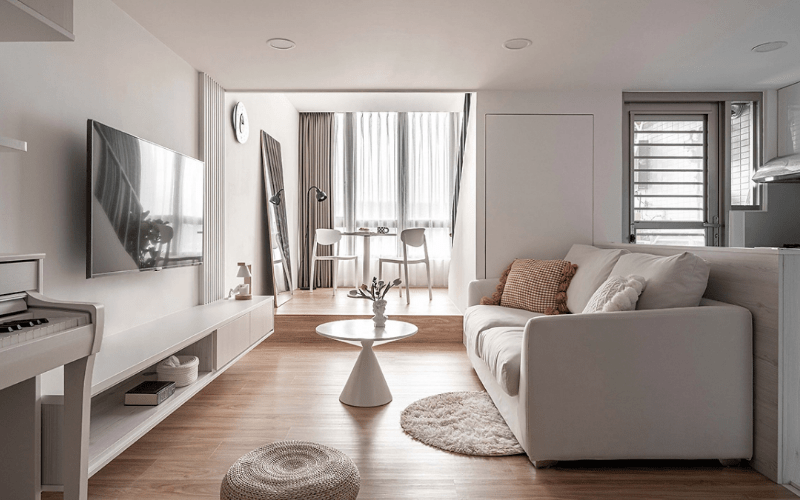 Nội Thất Phòng Khách Chung Cư Nhỏ