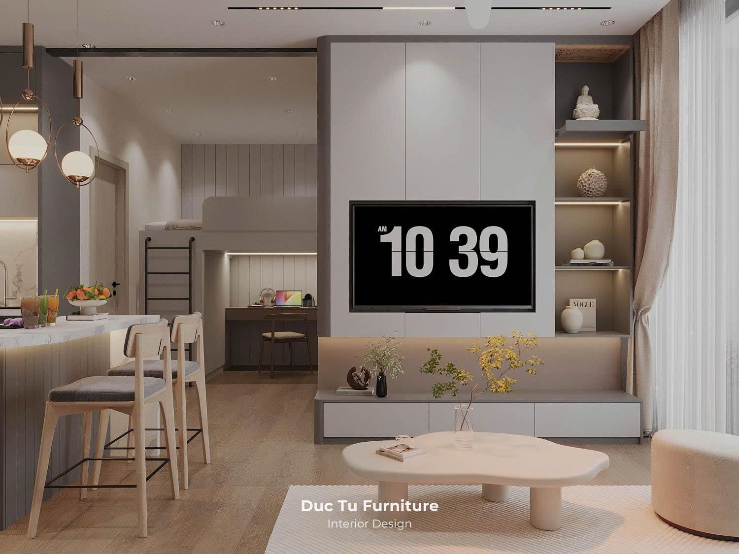 bố trí nội thất căn hộ