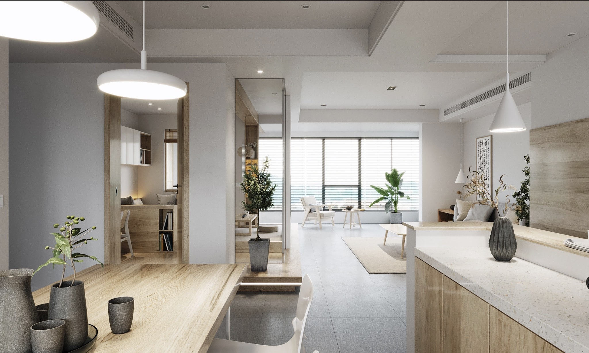 Nội Thất Căn Hộ Đà Nẵng Phong cách thiết kế Nhật Bản