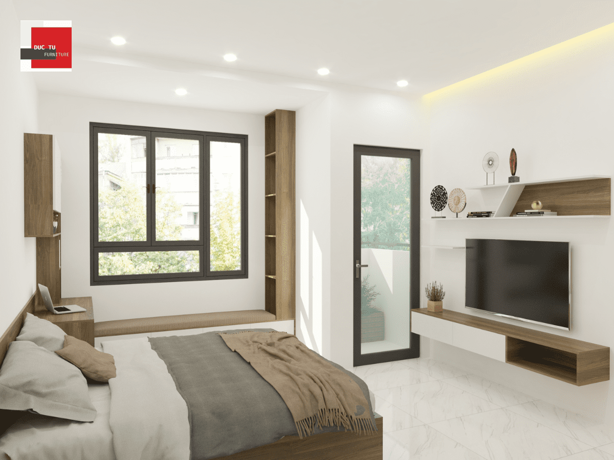 Nội Thất Nhà Phố Hoà Vang Bố trí nội thất phòng ngủ Hoà Vang