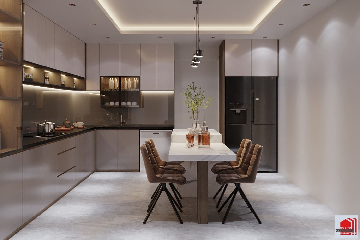 Thiết kế nội thất bếp Đà Nẵng Lựa chọn phong cách thiết kế bếp phù hợp