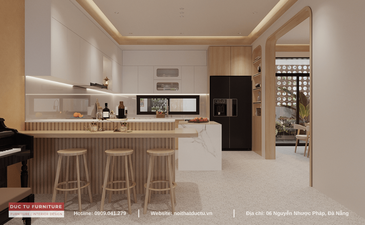 Thiết kế nội thất bếp Đà Nẵng thiết kế nội thất bếp đà nẵng đơn giản, hiện đại, sang trọng