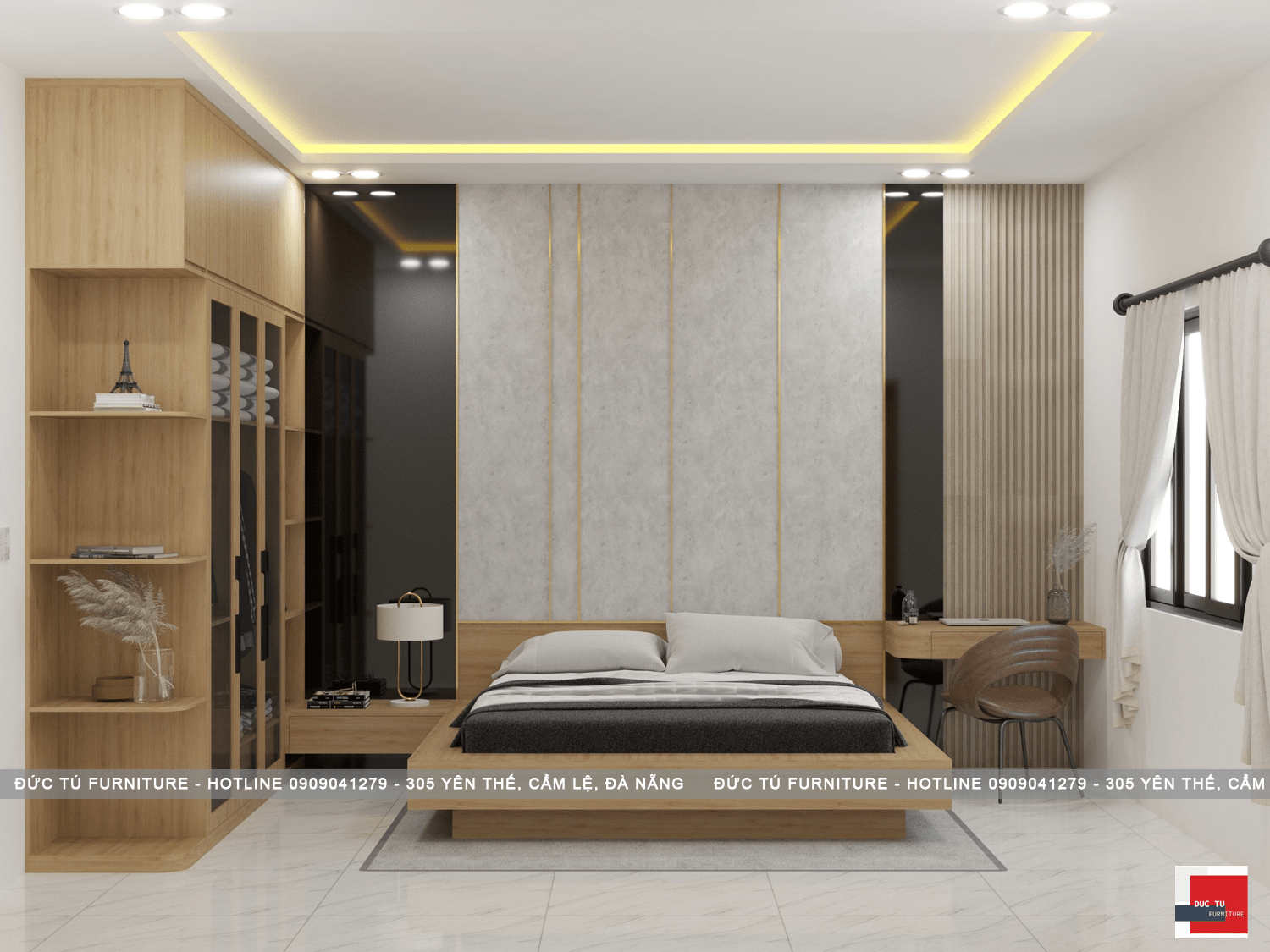 Thiết kế phòng ngủ đẹp tại Đà Nẵng