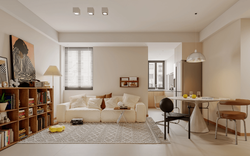 Phong cách thiết kế phòng khách Bắc Âu