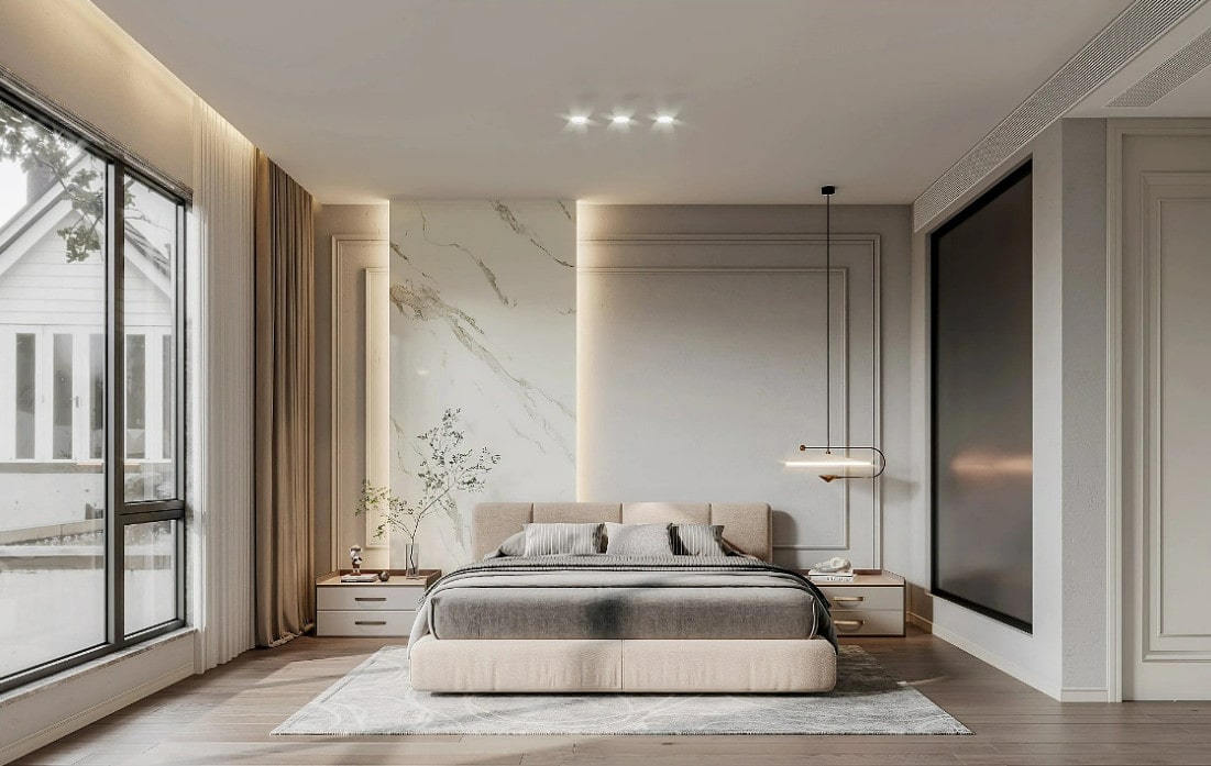 Mẫu Thiết Kế Phòng Ngủ Master Đẹp mẫu thiết kế nội thất phòng ngủ