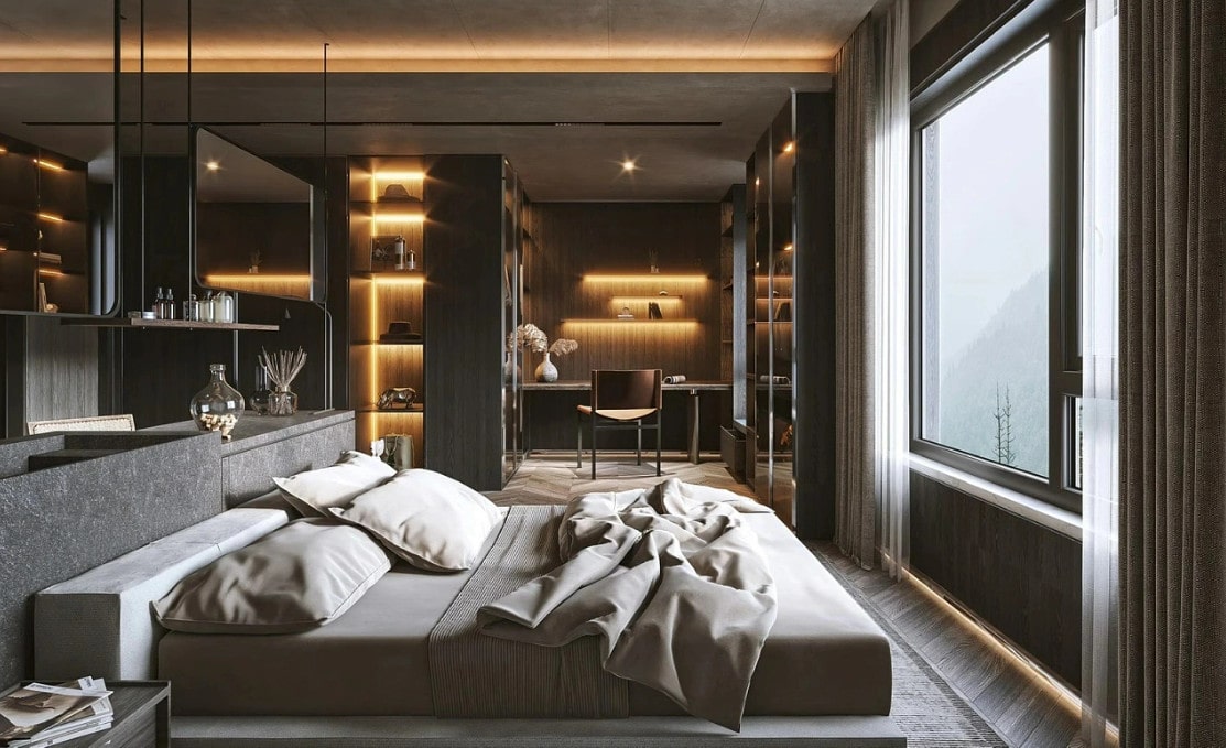 Mẫu Thiết Kế Phòng Ngủ Master Đẹp thiết kế nội thất