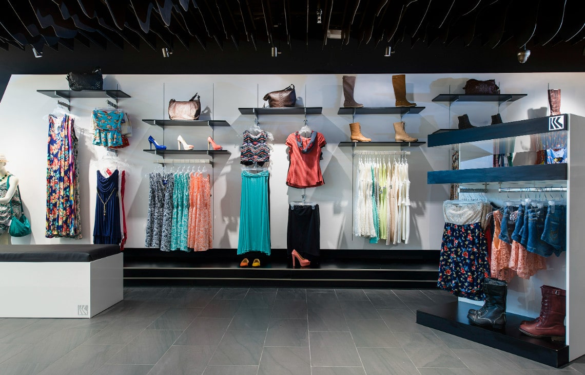 thiết kế shop thời trang