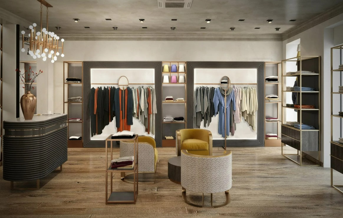 Thiết kế nội thất shop thời trang