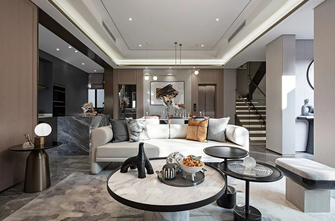 phòng khách biệt thự đẳng cấp