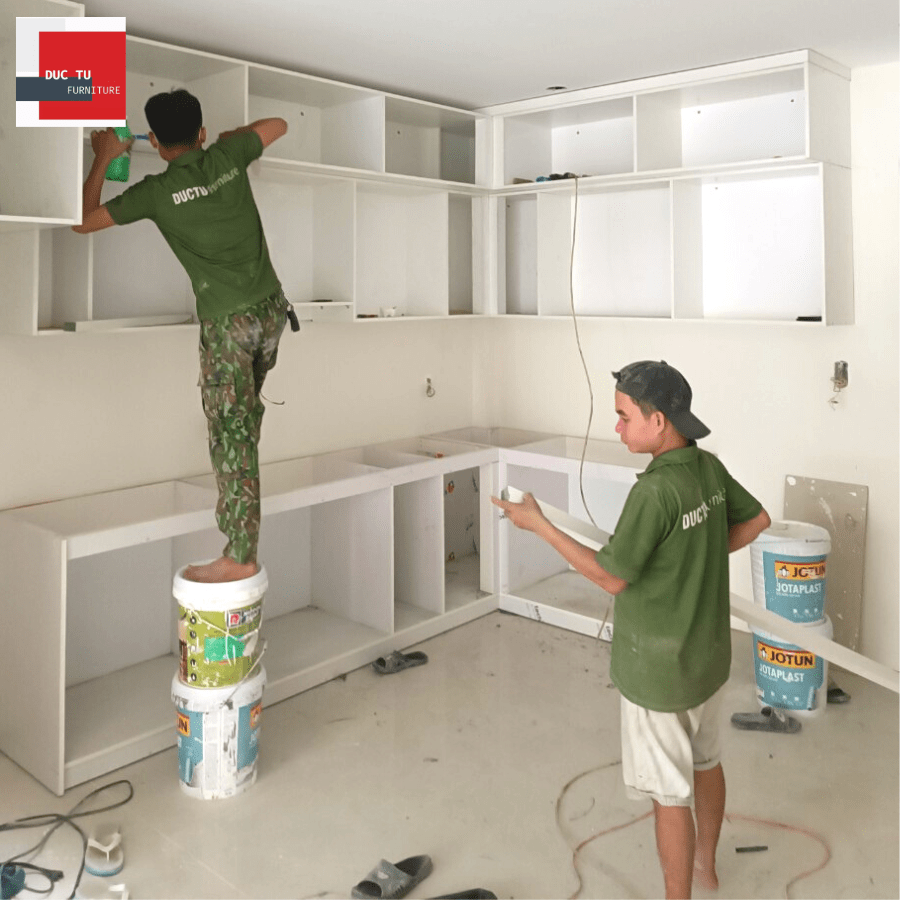 Thi Công Nội Thất Bếp Đà Nẵng Thi công phần thô nội thất bếp
