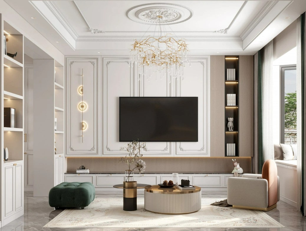 Thi Công Nội Thất Phòng Khách Đà Nẵng thi công phòng khách đẹp