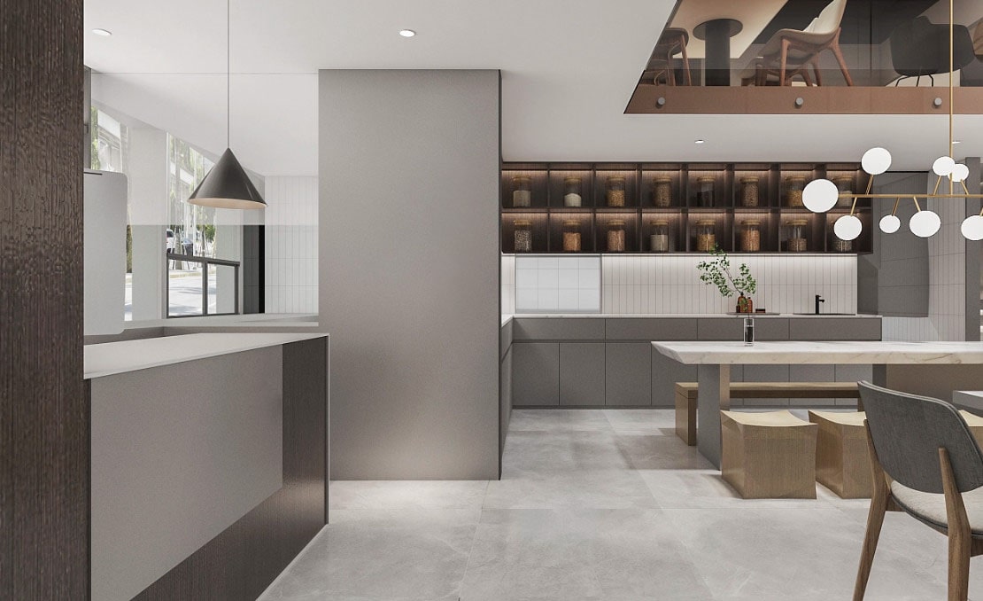 Thiết kế nội thất quán cafe