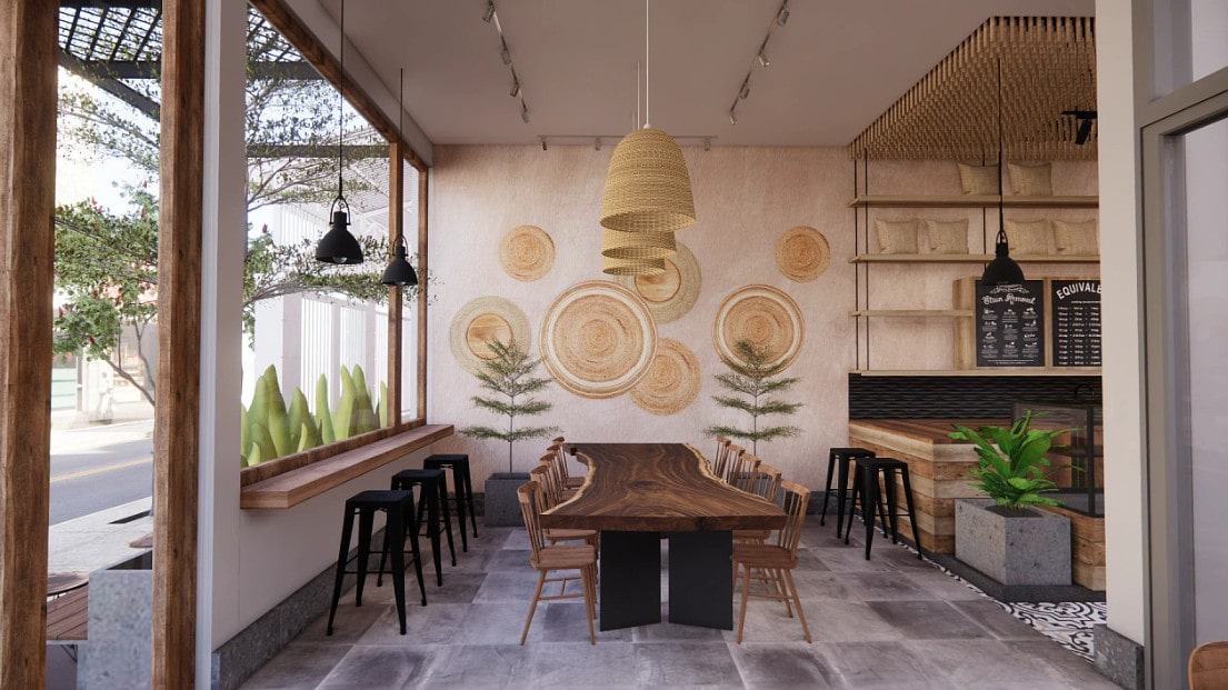 Thiết kế nội thất quán cafe 