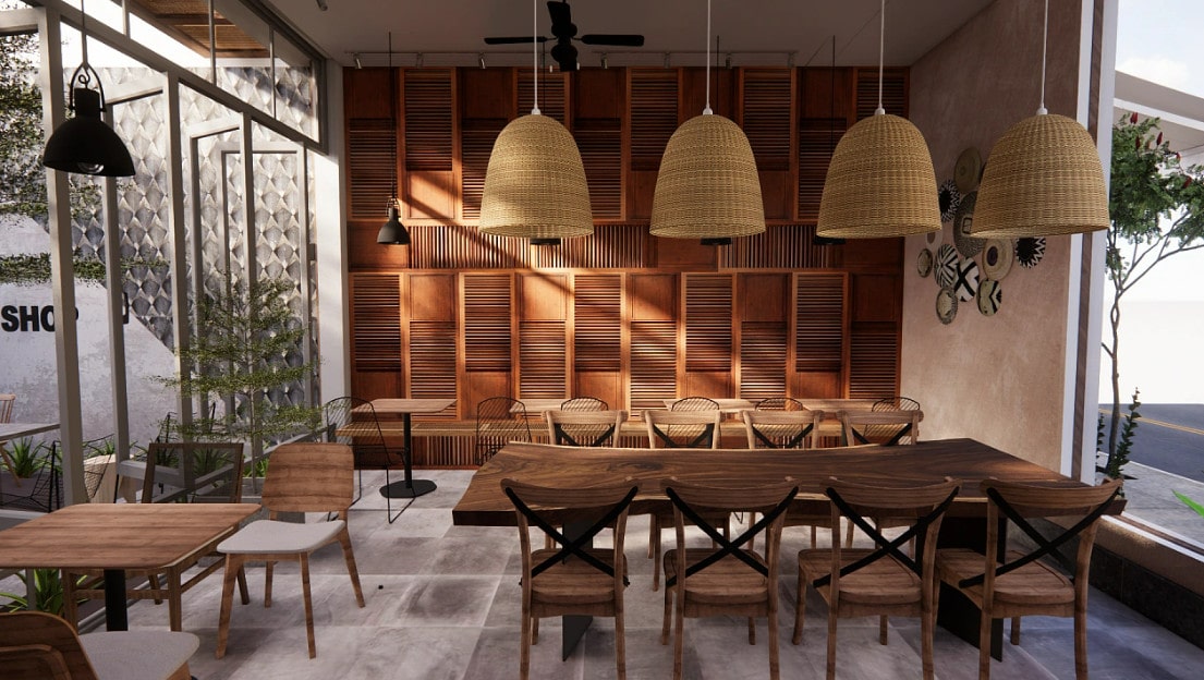 Thiết kế quán cafe 