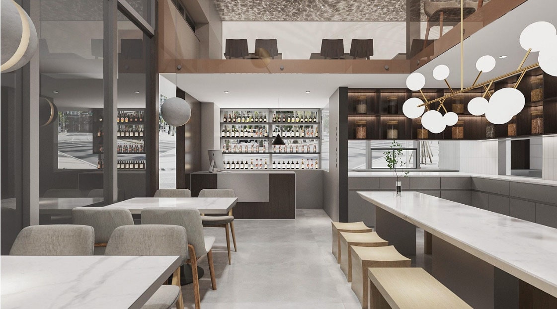 Thiết kế nội thất quán cafe