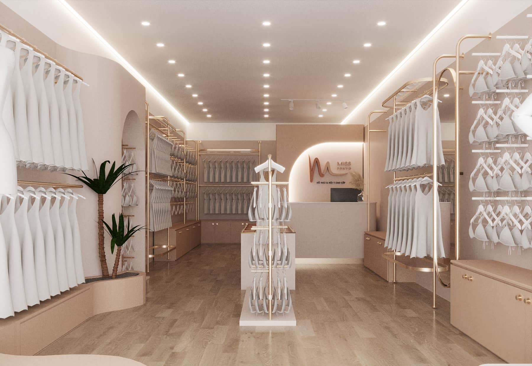 Thiết Kế Thi Công Shop Thời Trang Thiết kế thi công shop thời trang