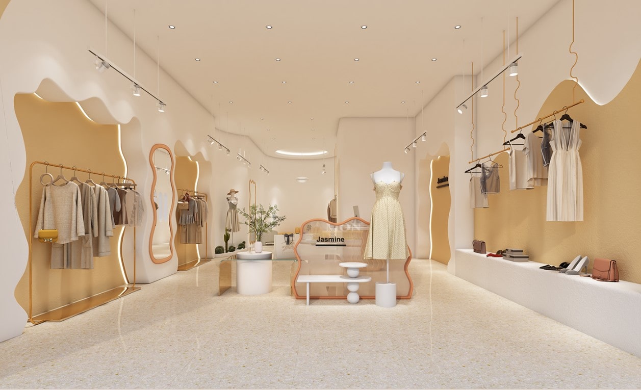 Thiết Kế Thi Công Shop Thời Trang Thiết kế thi công shop thời trang