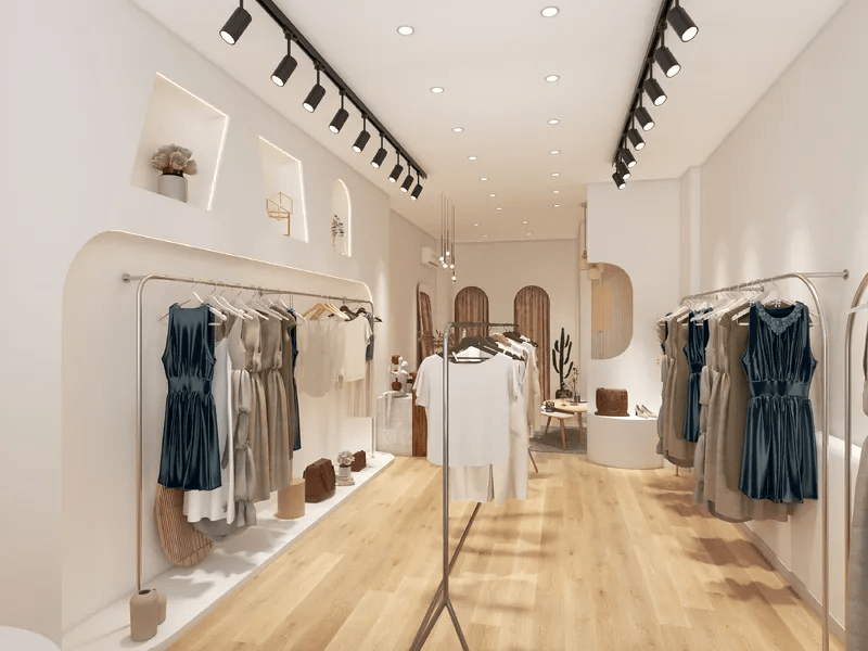 Thiết Kế Thi Công Shop Thời Trang Thiết kế thi công shop thời trang