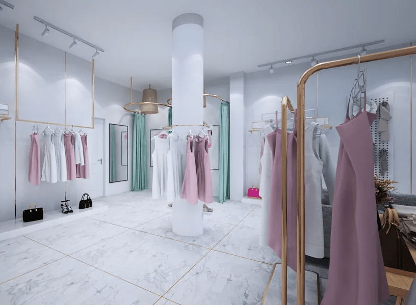 Thiết Kế Thi Công Shop Thời Trang Thiết kế thi công shop thời trang