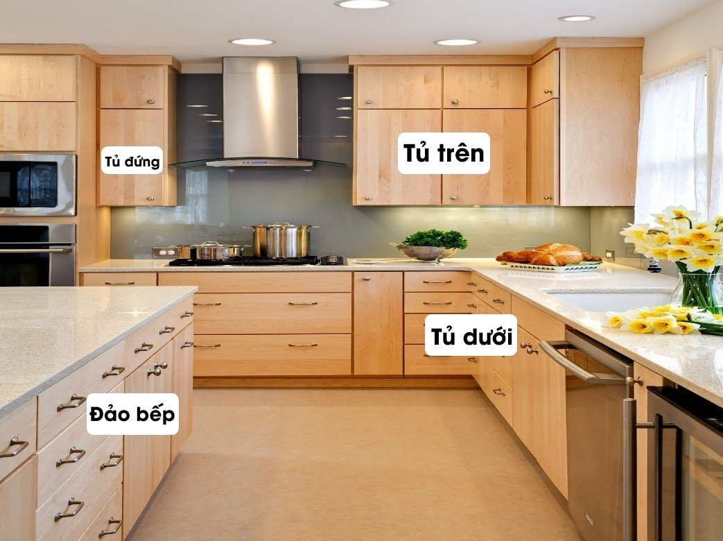 Thiết Kế Tủ Bếp Tự Nhiên Đà Nẵng Công ty thiết kế nội thất Đà Nẵng