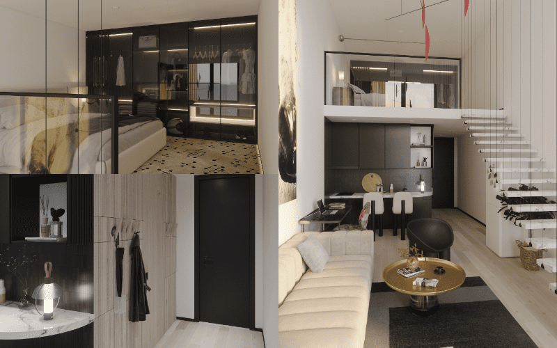 Nhà cấp 4 có gác lửng đẹp