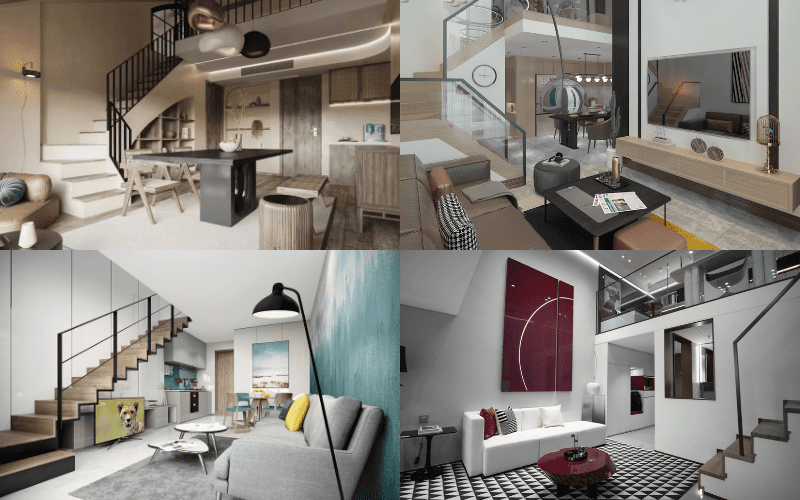 Mẫu nhà gác lửng đẹp