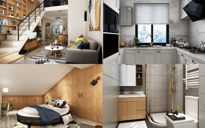 Nội Thất Nhà Cấp 4 Gác Lửng