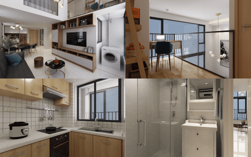 Nội Thất Nhà Cấp 4 Gác Lửng