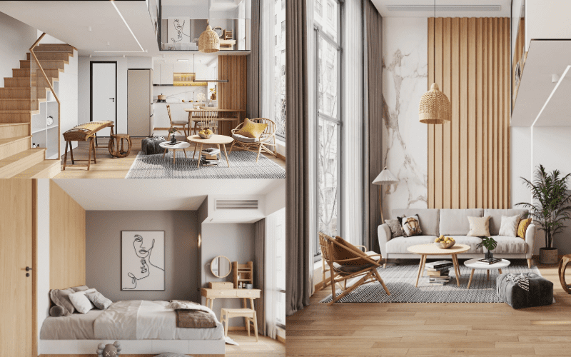 Nội Thất Nhà Cấp 4 Gác Lửng