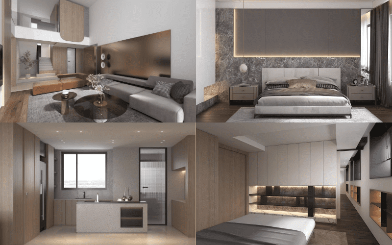 Nội Thất Nhà Cấp 4 Gác Lửng