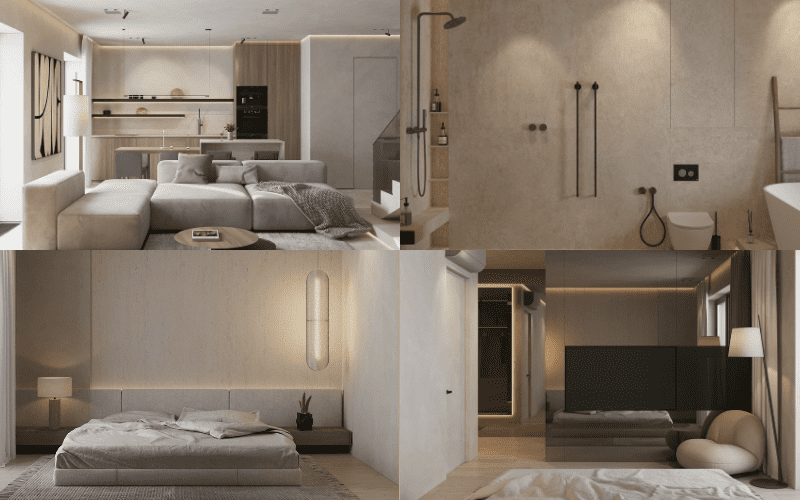 Nội Thất Nhà Cấp 4 Gác Lửng