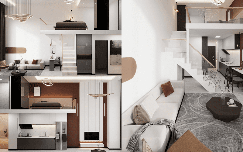 Nội Thất Nhà Cấp 4 Gác Lửng