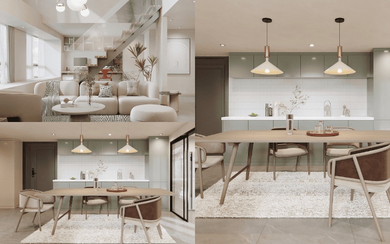 Nội Thất Nhà Cấp 4 Gác Lửng