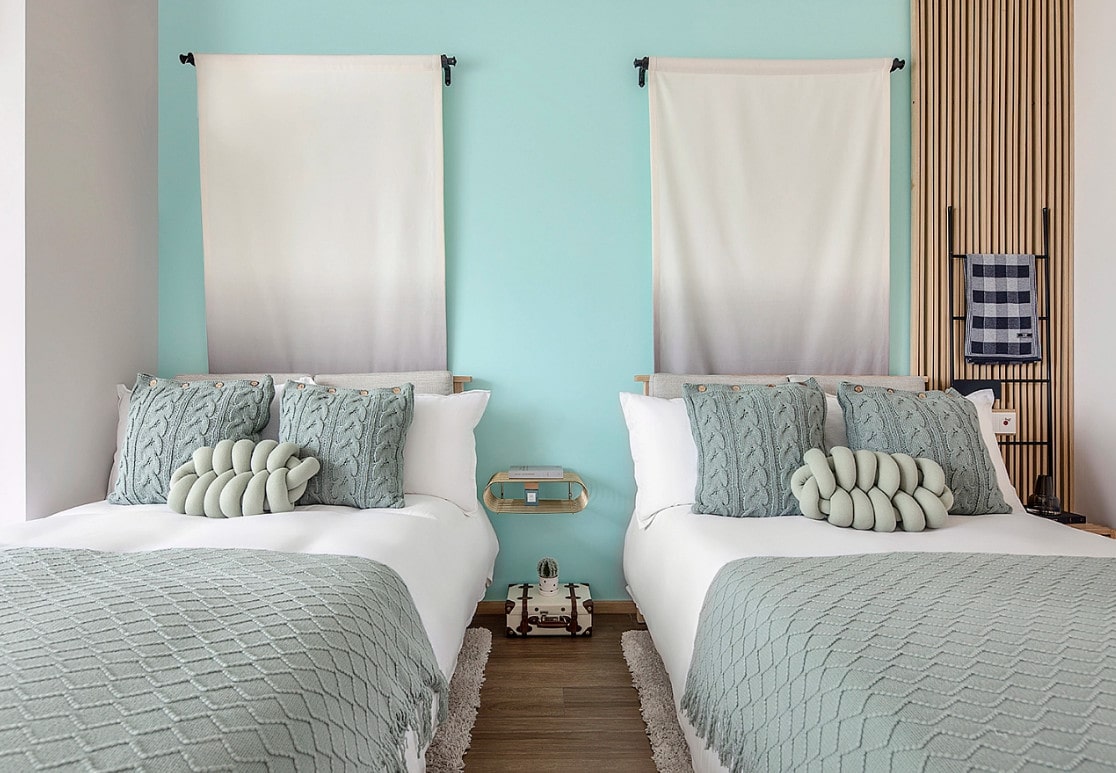 Bố Trí Phòng Ngủ 2 Giường