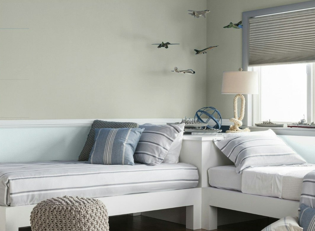 thiết kế phòng ngủ 2 giường