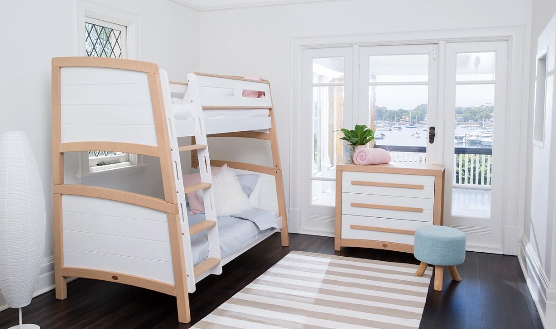 thiết kế phòng ngủ 2 giường