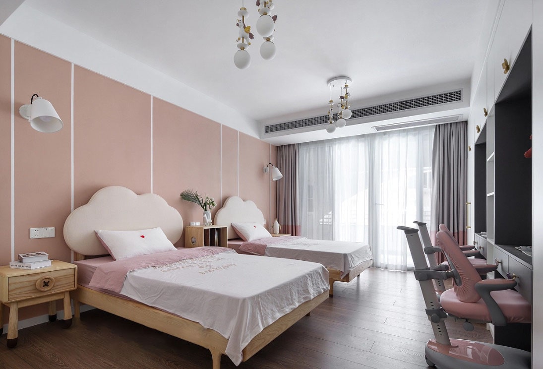 Bố Trí Phòng Ngủ 2 Giường