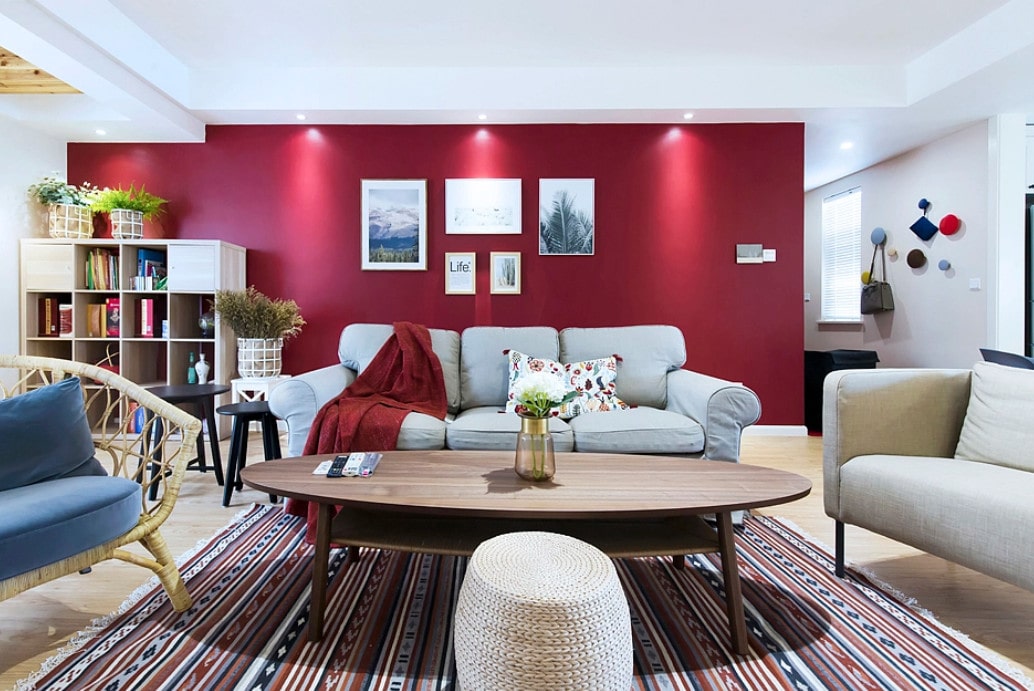 Nội Thất Cho Người Mệnh Hoả nội thất phòng khách mệnh hỏa