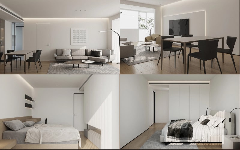 Nội Thất Chung Cư 2 Phòng Ngủ