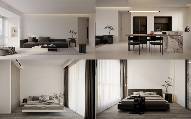 Nội Thất Chung Cư 2 Phòng Ngủ